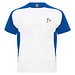 Bugatti T-Shirt Unisex aus recyceltem Material, weiß / royalblau, 2XL