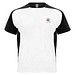 Bugatti T-Shirt Unisex aus recyceltem Material, weiß / schwarz, 2XL