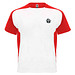 Bugatti T-Shirt Unisex aus recyceltem Material, weiß / rot, 2XL