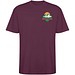 Bull Overzise T-Shirt Unisex, Plum red, S
