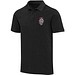 Calgary Poloshirt für Herren im Washed Look, 200 g/m2, schwarz, S