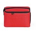 CANCUN. Kühltasche aus recyceltem 600D-Polyester mit verstellbarem Gurtband 7 L, Rot