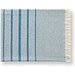 CAPLAN. Multifunktionstuch (260 g/m²) aus Baumwolle (90%) und recycelter Baumwolle (10%), Blau
