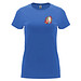 Capri T-Shirt für Damen, Riviera Blue, XL