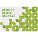 Caro kleines Reinigungstuch aus recyceltem PET Kunststoff, weiss