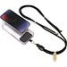 CarryLoop verstellbares Handyband aus RCS rec. PET, schwarz