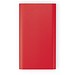 CASSINI. Powerbank 4'000 mAh mit 5W wireless Ladegerät aus Recyceltes Aluminium (100 % rAL), Rot