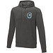 Charon Herren Kapuzenpullover, storm grey, S