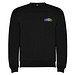 Clasica Sweatshirt mit Rundhalsausschnitt für Kinder, schwarz, 5/6
