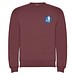 Clasica Sweatshirt mit Rundhalsausschnitt Unisex, Berry Red, XS