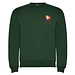 Clasica Sweatshirt mit Rundhalsausschnitt Unisex, dunkelgrün, XS