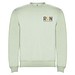 Clasica Sweatshirt mit Rundhalsausschnitt Unisex, Mist Green, M