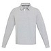 Clyde Rugby Polo Sweatshirt Unisex, heather grau, 2XL