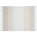 COMFY. Decke aus recyceltem Polyester (100% rPET) (300 g/m²), mit Mohair-Feeling, Beige