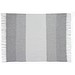 COMFY. Decke aus recyceltem Polyester (100% rPET) (300 g/m²), mit Mohair-Feeling, Grau