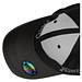 CrisMa Baseballcap aus recycelter Baumwolle, schwarz