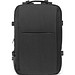 DALLAS. Hochverdichteter Reiserucksack aus recyceltem 600D-Polyester für 17.3"-Laptop, Schwarz