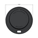 Kaffeebecher Deckel ToGo, schwarz