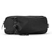 DELFOS POUCH. Gürteltasche aus 300D recyceltem Polyester und 600D recyceltem Polyester mit reflektierenden Elementen, Schwarz