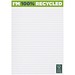 Desk-Mate® A5 recycelter Notizblock, weiss, 25 pages