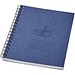 Desk-Mate® A6 farbiges recyceltes Notizbuch mit Spiralbindung, dunkelblau