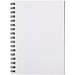 Desk-Mate® A6 Notizbuch mit Kunststoff Cover und Spiralbindung, weiß/schwarz, 50 pages