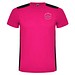 Detroit Sport T-Shirt für Kinder, fuchsia / schwarz, 16