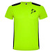 Detroit Sport T-Shirt für Kinder, limone / schwarz, 16