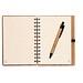 DICKENS A5. A5 Spiralnotizbuch aus Bambus mit 100% Recyclingpapier, Natur