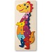 DIPLODOCO. Puzzle in Dinosaurierformat aus Kiefernsperrholz, Naturhell