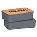 Doppel-Lunchbox ECO L1, grau