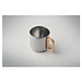 Doppelwandiger Becher 350 ml ACERO, Mattsilber