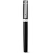 DOURO. Metall-Roller und Kugelschreiber-Set mit Clip, Schwarz