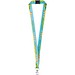 DOVER. SET Lanyard SUBLIMATION Long II (20 mm) aus recyceltem Polyester (100% rPET) mit 20 mm Schnappkarabiner und Sicherheitsverschluss, Weiß