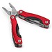 DUNITO. Multifunktionswerkzeug aus Edelstahl und Aluminium, Rot