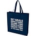 EcoSeal GRS-recycelte Nonwoven Tragetasche mit Zeitenfalten 12 L, navy
