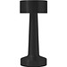 Edelstahl-Tischlampe MUSHROOM,schwarz