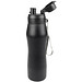 METMAXX® Edelstahl-Trinkflasche, 400 ml, schwarz