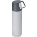 Edelstahl-Vakuum-Isolierkanne mit Trinkbecher, 500 ml, weiss