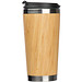 Edelstahlbecher Bambus, 400 ml
