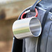 Edelstahl Becher Hiking Day, ca. 200 ml, silber/schwarz