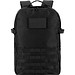 EDINBURGH BPACK. Rucksack im Militärstil aus 600D HD recyceltem Polyester und Innenfutter aus 210D recyceltem Polyester 17.3“, Schwarz