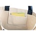 EDMONTON. Tragetasche aus 100% Canvas-Baumwolle (280 g/m²), Blau