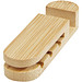 Edulis Kabelmanager aus Bambus, beige