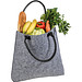Einkaufstasche aus Filz, grau