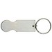 Schlüsselanhänger mit Einkaufswagenlöser Open IT, silber