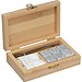 Eiswürfel Set in Bambusbox, beige
