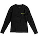ELEVATE Damen Öko Langarmshirt Ponoka, schwarz, XXL