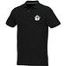 ELEVATE Herren Kurzarm Poloshirt Beryl aus Bio-Recyclingmaterial, schwarz, XS