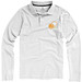 ELEVATE Herren Langarm Poloshirt Oakville, weiß, XXL